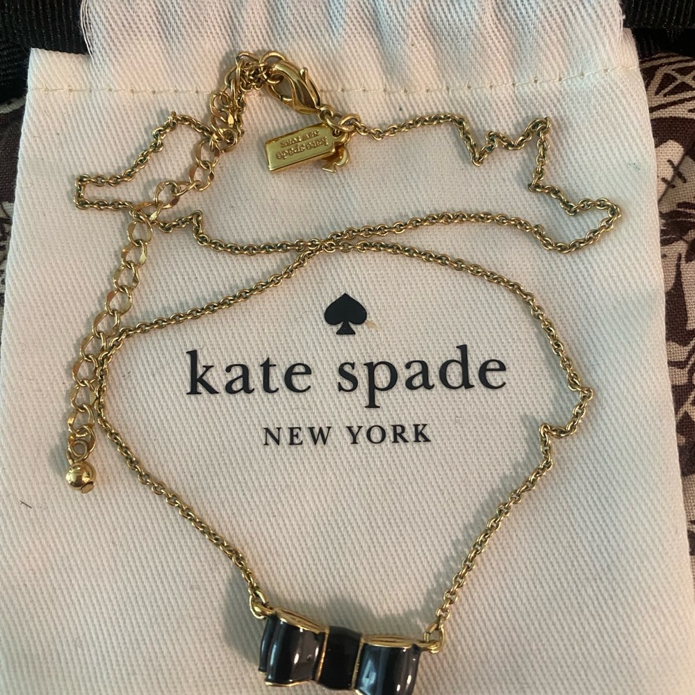 Kate Spade Gold and Black Necklace